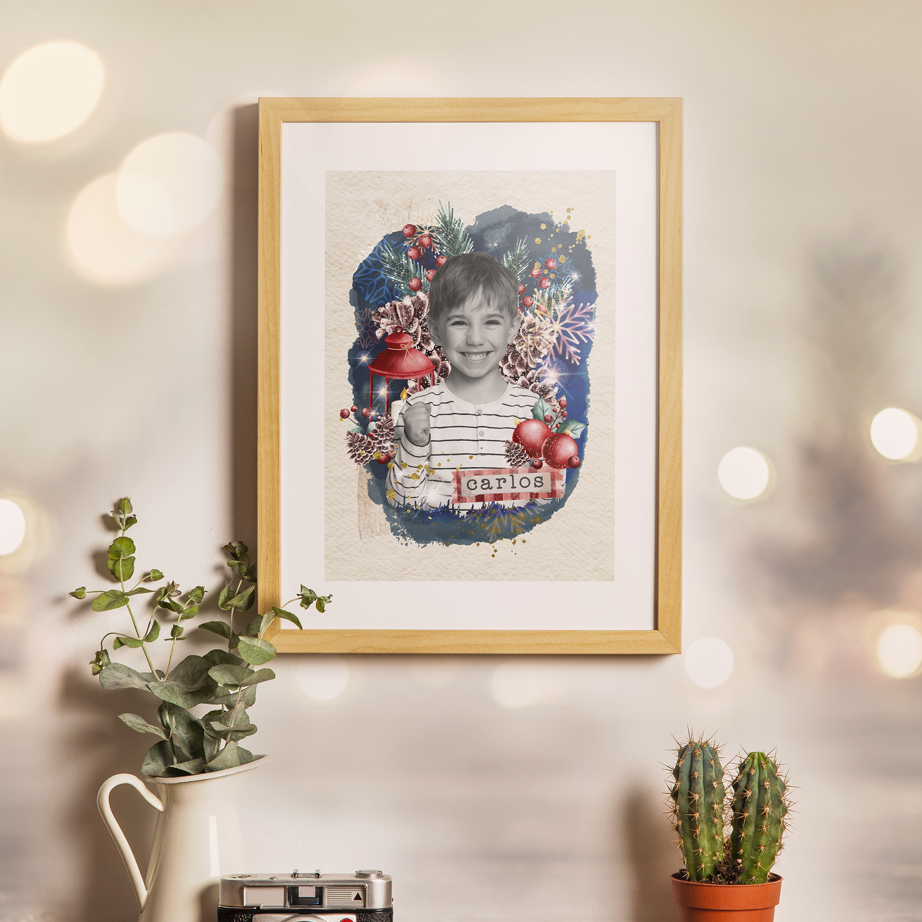 Láminas Navidad Regalo original